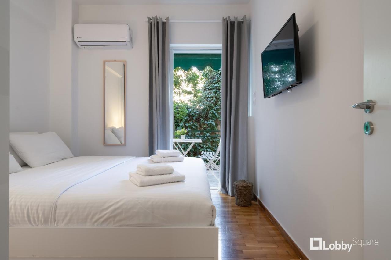 Aether Apartment By Lobbysquare Athene Buitenkant foto