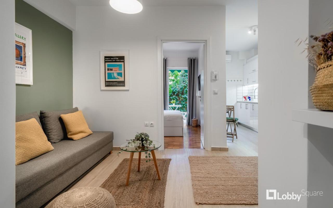 Aether Apartment By Lobbysquare Athene Buitenkant foto