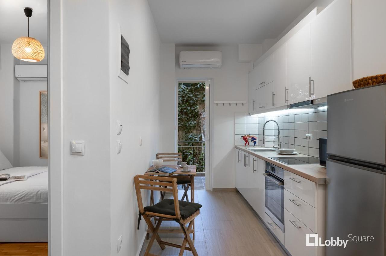 Aether Apartment By Lobbysquare Athene Buitenkant foto