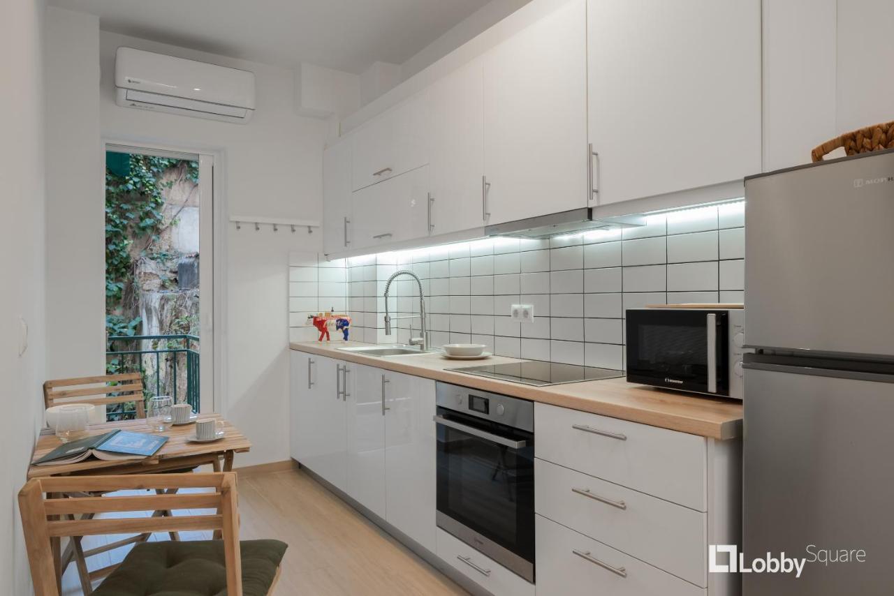 Aether Apartment By Lobbysquare Athene Buitenkant foto